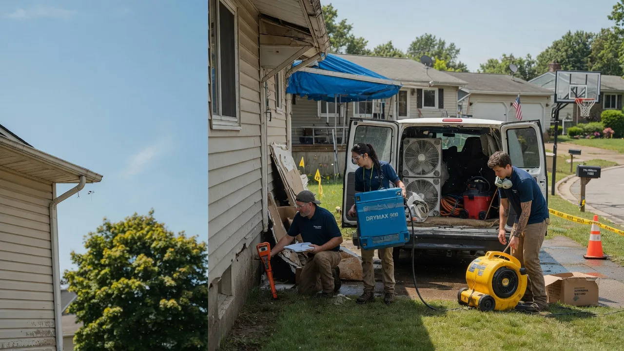 Ceiling Leak Cleanup in Perronville, MI near me